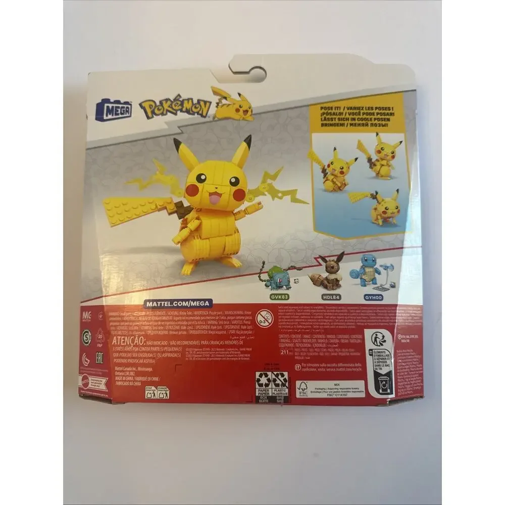 NIB MEGA Pokemon GMD31 Build & Show Pikachu 211pcs Building Blocks